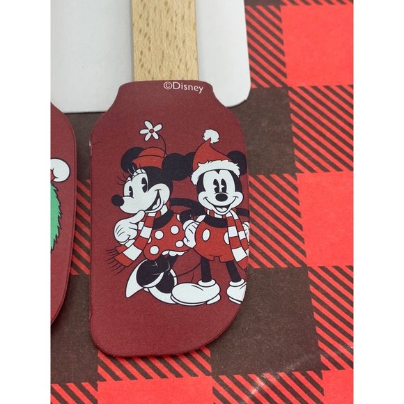 Disney Mickey & Minnie Mouse Christmas 4 Pack Mini Spatula Set - Picture 7 of 9